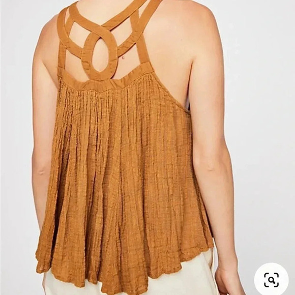 Free People FP One - Geo Blouson Tank Top boho white - XSmall - Picture 4 of 10